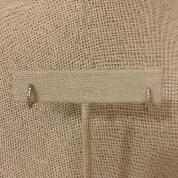 Diamond Hoops Rose Gold Set